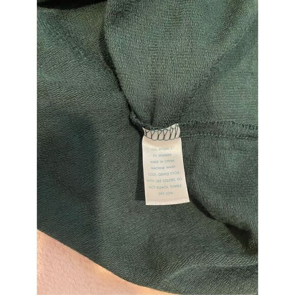 LAKE long-sleeve raglan crewneck sweatshirt Green Size XS - Picture 6 of 7